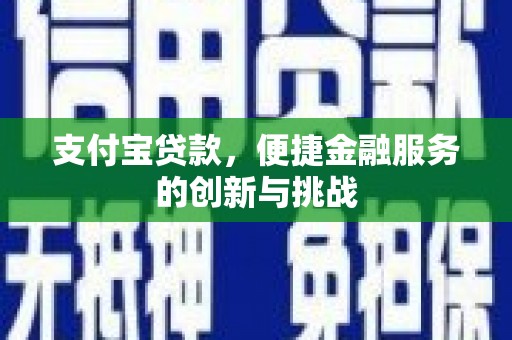 康县支付宝贷款，便捷金融服务的创新与挑战