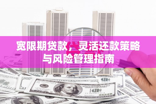 武汉宽限期贷款，灵活还款策略与风险管理指南