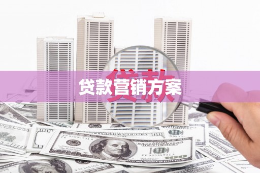 乐清贷款营销方案