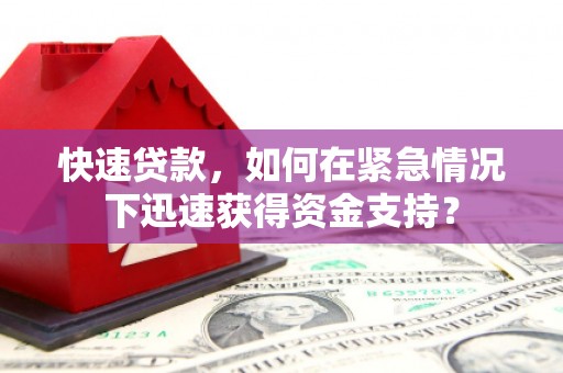 任城快速贷款，如何在紧急情况下迅速获得资金支持？
