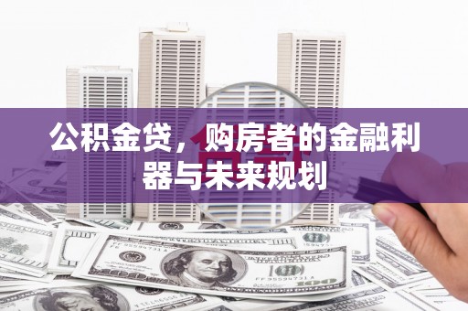 丰都公积金贷，购房者的金融利器与未来规划