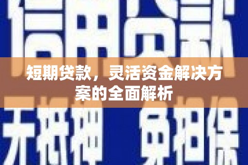 太和短期贷款，灵活资金解决方案的全面解析