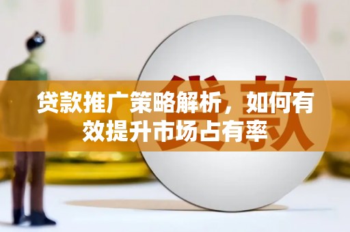 三穗贷款推广策略解析，如何有效提升市场占有率
