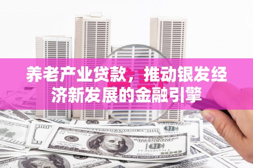 和平养老产业贷款，推动银发经济新发展的金融引擎