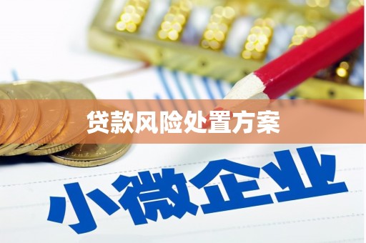 尚义贷款风险处置方案