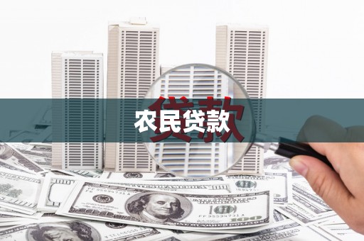颍州农民贷款