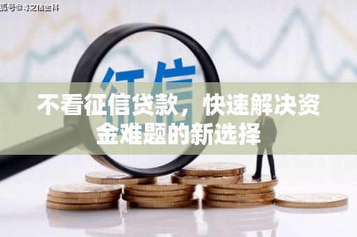 蓝田不看征信贷款，快速解决资金难题的新选择