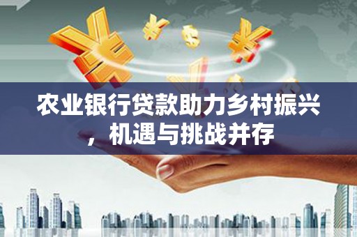 索县农业银行贷款助力乡村振兴，机遇与挑战并存