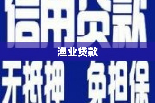 大洼渔业贷款