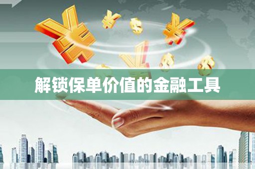 潮安解锁保单价值的金融工具
